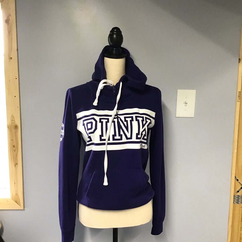 - Pink zip hoodie